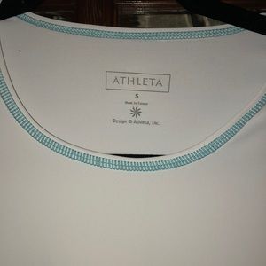Athleta Swim - Athleta Swim Top long sleeve White and Turquoise Athleta Swim - Athleta Swim Top long sleeve White and Turquoise